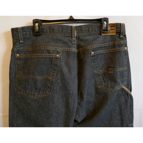 VTG Polo Jeans Company Ralph Lauren 5-POCKET CARPENTER C-5 36 x 33 Black - Picture 8 of 16